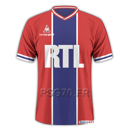 Maillot PSG 1975 Domicile