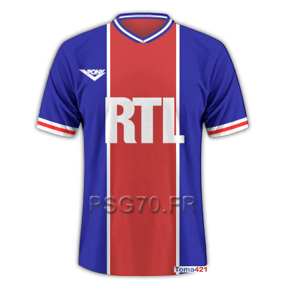 Maillot PSG 1978 Domicile