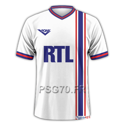 Maillot PSG 1978 Extérieur