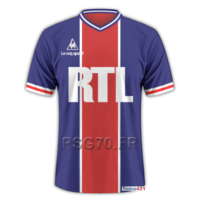Maillot PSG 1979 Domicile