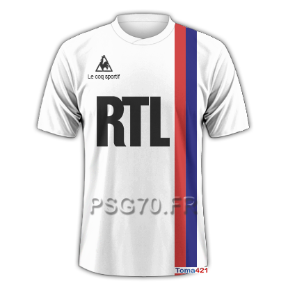 Maillot PSG 1980 Extérieur