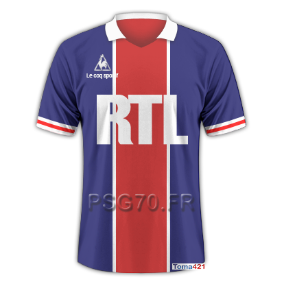 Maillot PSG 1981 Domicile
