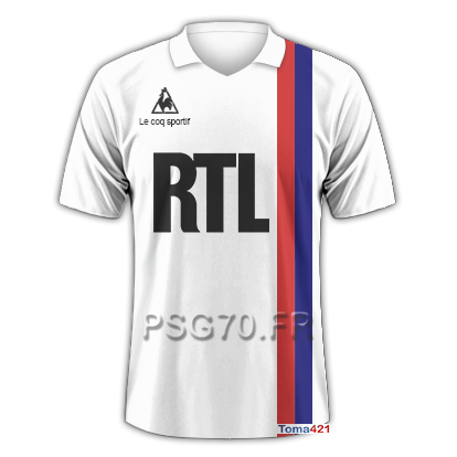 Maillot PSG 1982 Domicile