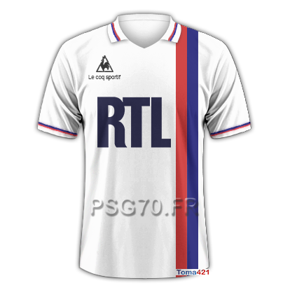Maillot PSG 1986 Domicile