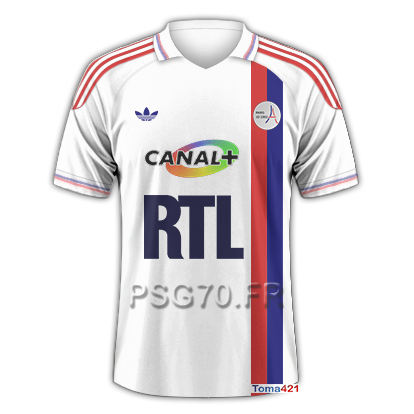 Maillot PSG 1987 Domicile