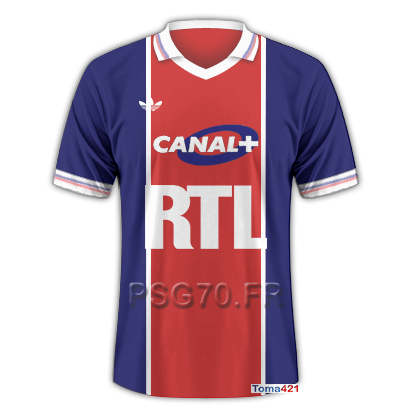 Maillot PSG 1988 Extérieur