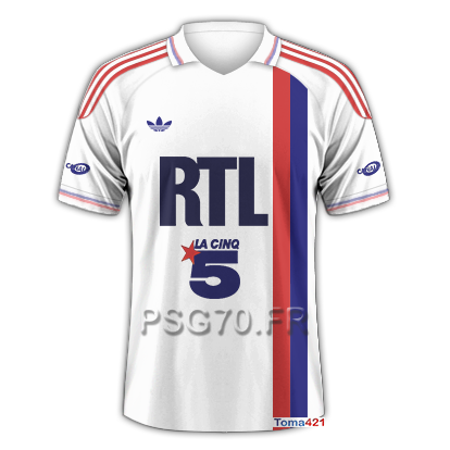Maillot PSG 1989 Domicile