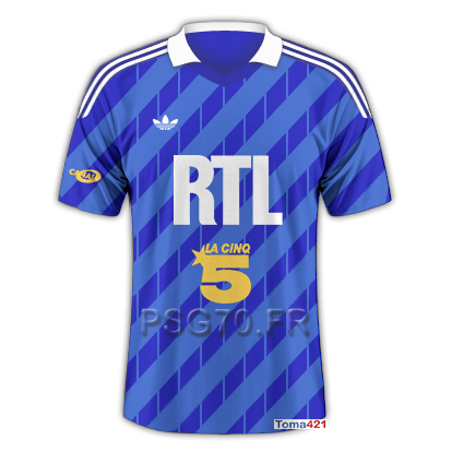 Maillot PSG 1989 Extérieur