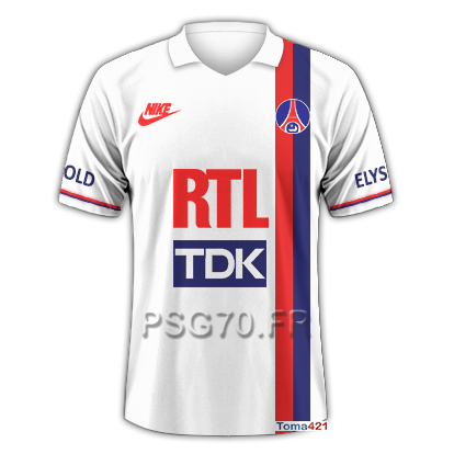 Maillot PSG 1990 Domicile