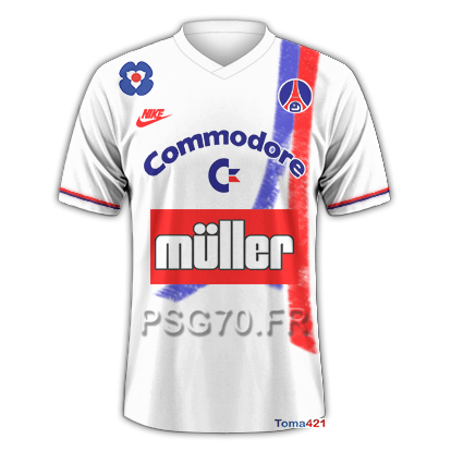 Maillot PSG 1992 Domicile