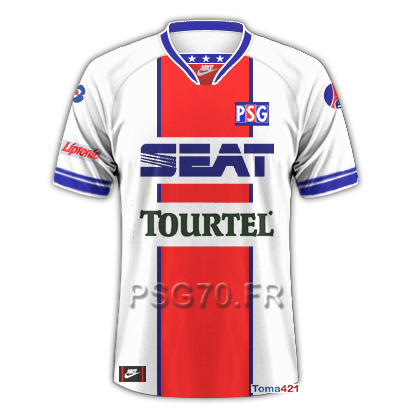 Maillot PSG 1995 Extérieur