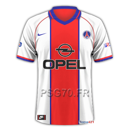 Maillot PSG 1997 Extérieur