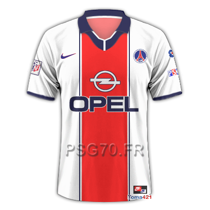 Maillot PSG 1998 Extérieur
