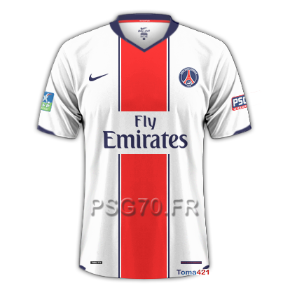 Maillot PSG 2008 Extérieur
