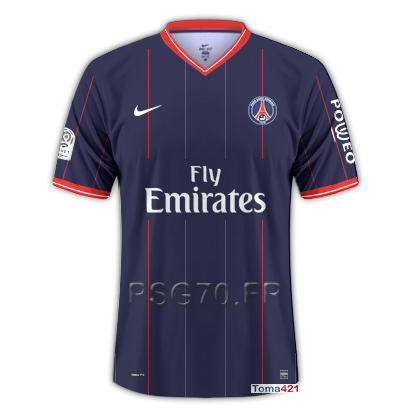 Maillot PSG 2010 Domicile