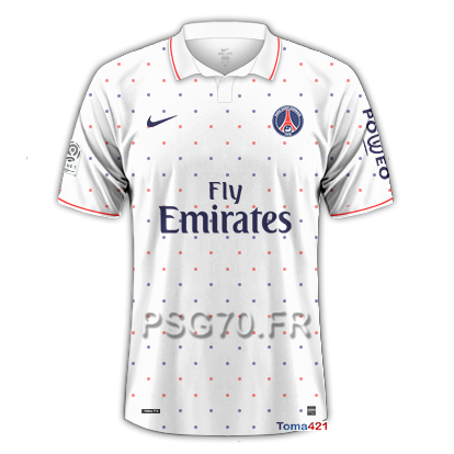 Maillot PSG 2010 Extérieur