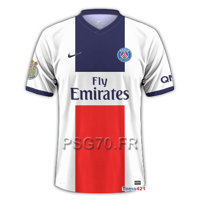 Maillot PSG 2014 Extérieur