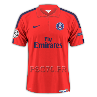 Maillot PSG 2015 Troisième