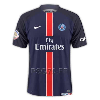 Maillot PSG 2016 Domicile