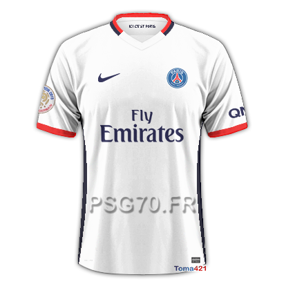 Maillot PSG 2016 Extérieur