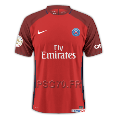 Maillot PSG 2017 Extérieur