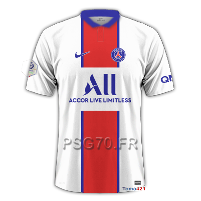 Maillot PSG 2021 Extérieur